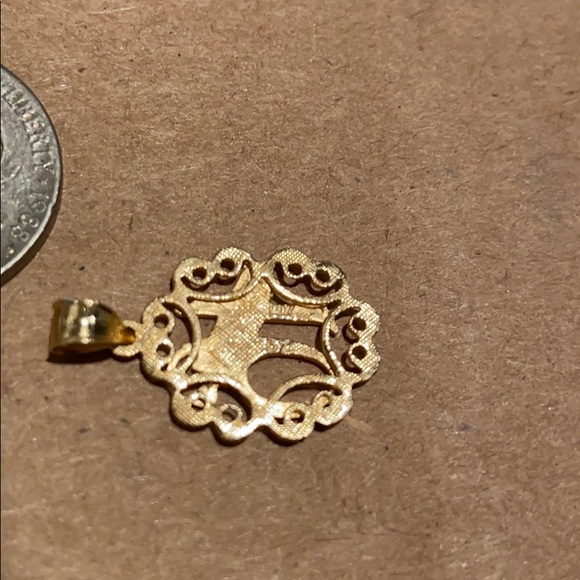 ❄️SALE!❄️ 14K Gold Sweet 16 Charm / Pendant - Picture 3 of 3